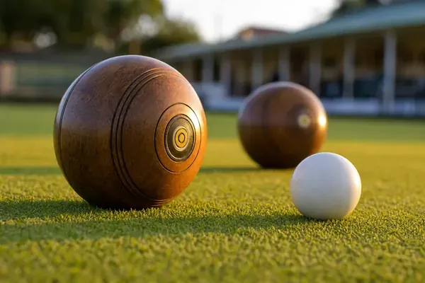 Championship lawn bowls green at Casegus