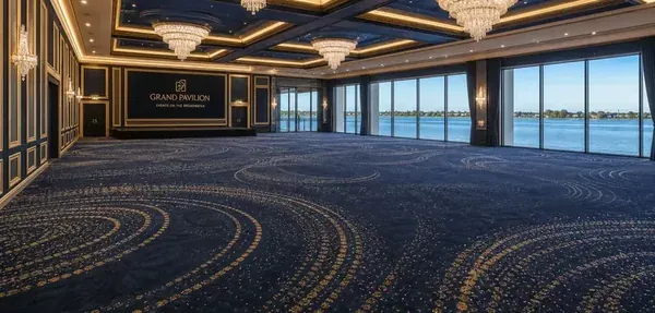 Elegant ballroom ready for Gold Coast function