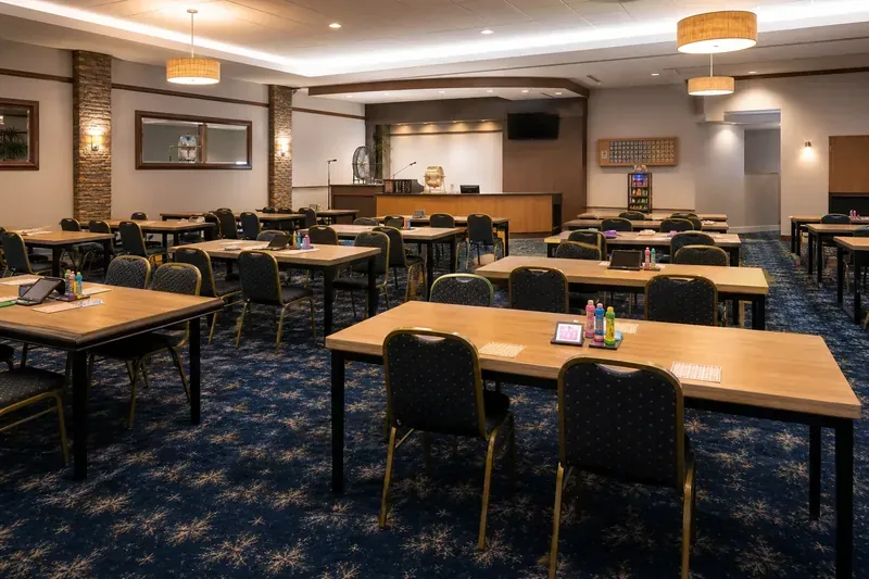 Bingo hall ready for weekly session at Casegus