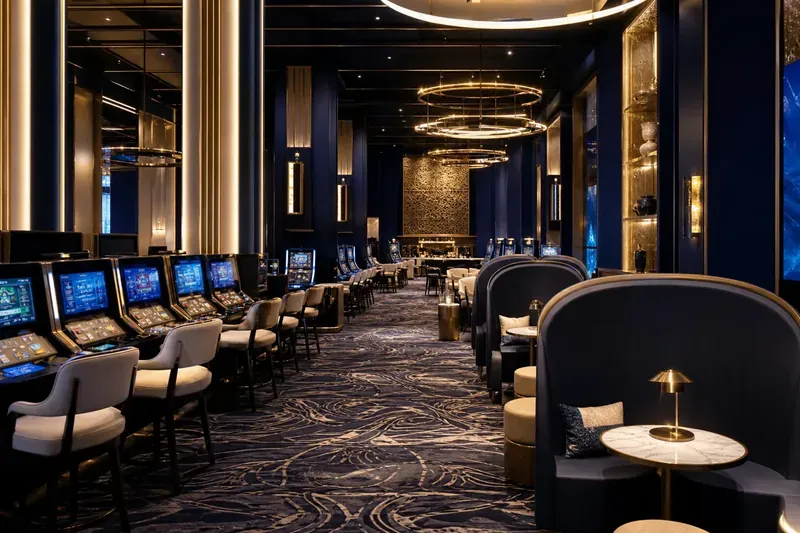 Casegus gaming lounge with 280 modern machines